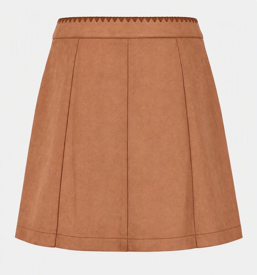 Deeluxe Original Billie Bruine Korte Rok met Knopen voor dames (382285)