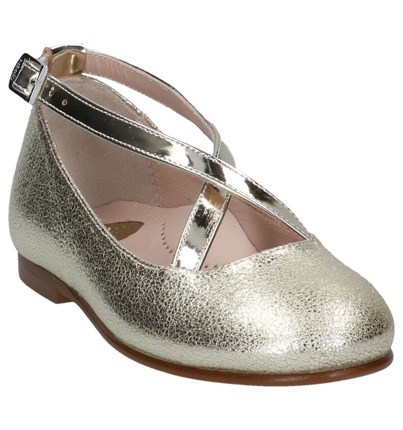 Beberlis Ballerines en Or en cuir (245717)