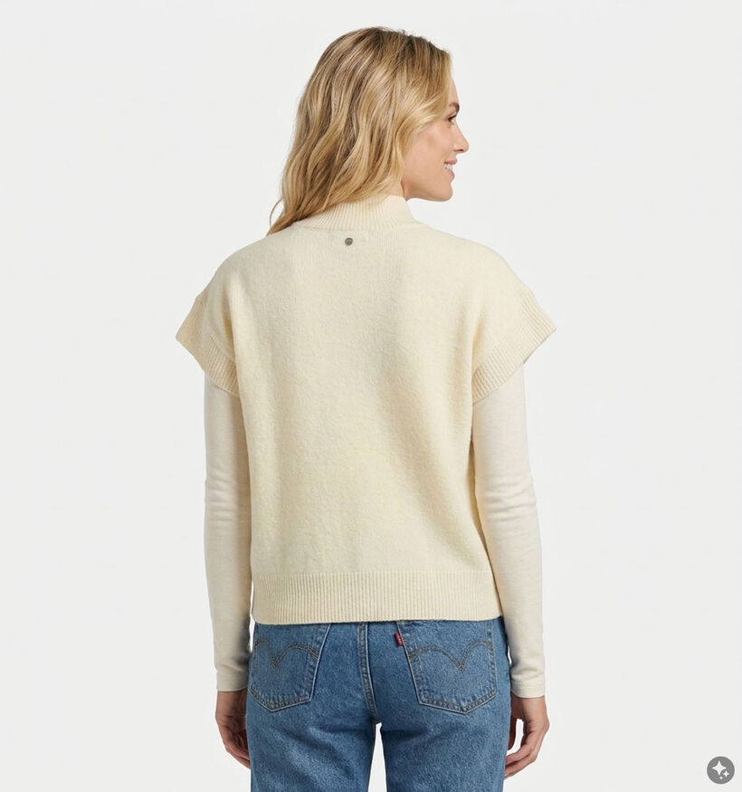 Deeluxe Original Adeline Ecru Trui met Korte Mouwen voor dames (382273)