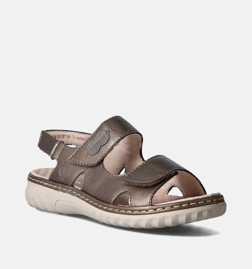 Rieker Sandales plates en Marron pour femmes (354986)