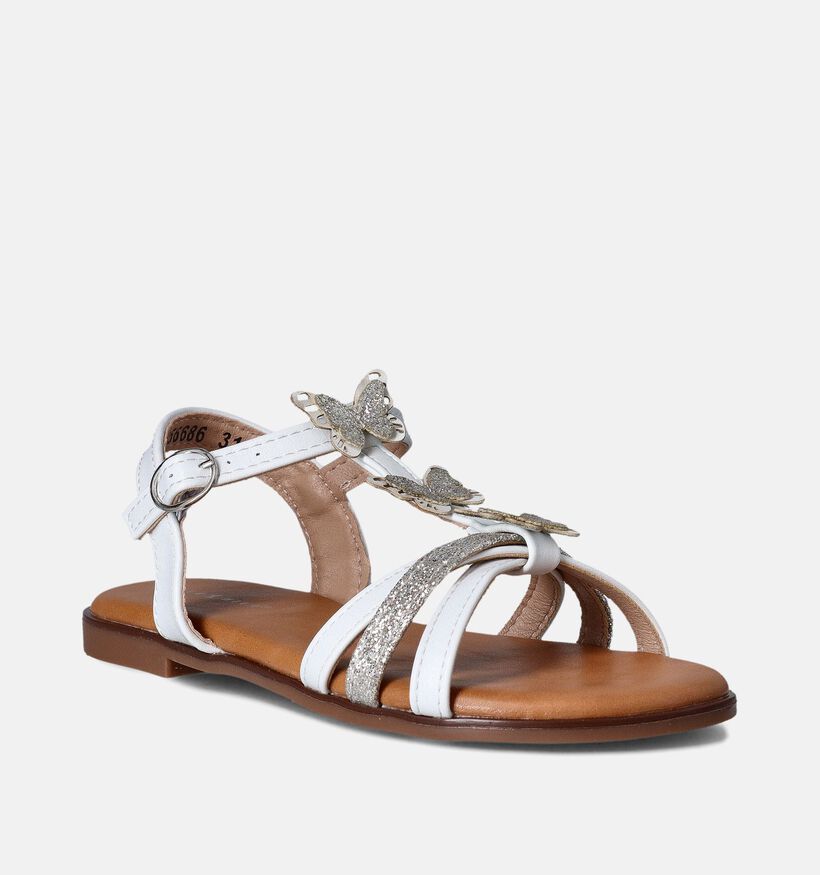Milo & Mila Sandales en Blanc pour filles (356686)
