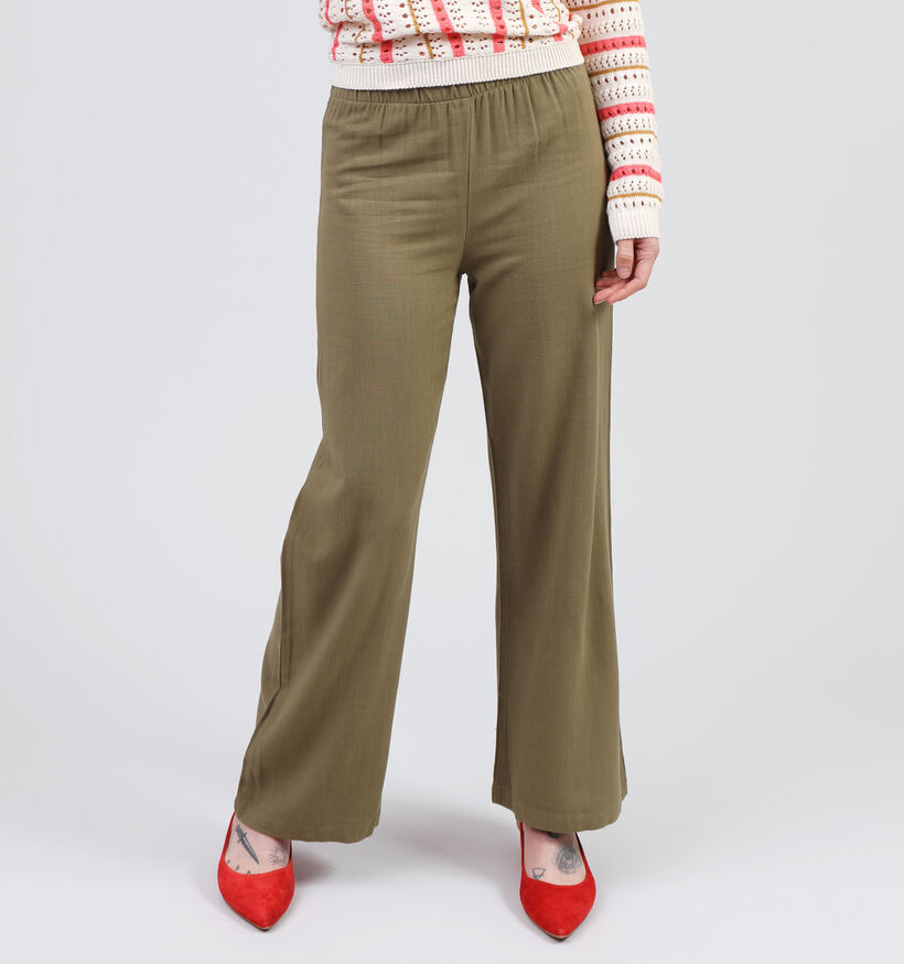 Reu Mazarine Cola Geklede Broek Kaki voor dames (357939)