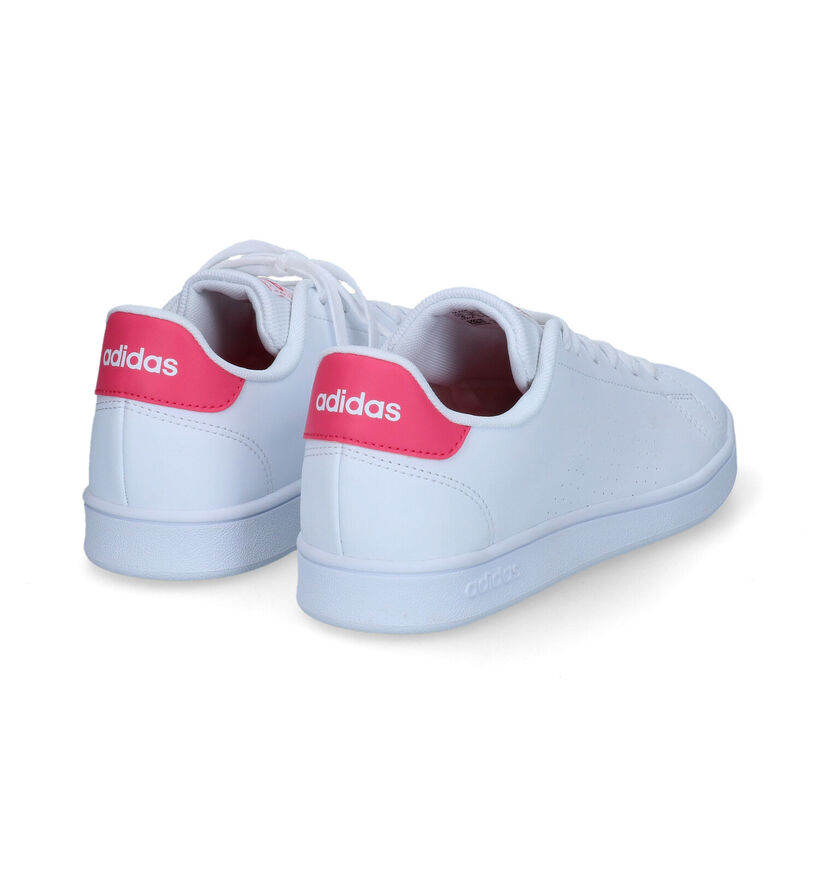 adidas Advantage K Baskets en Blanc pour filles (326890)