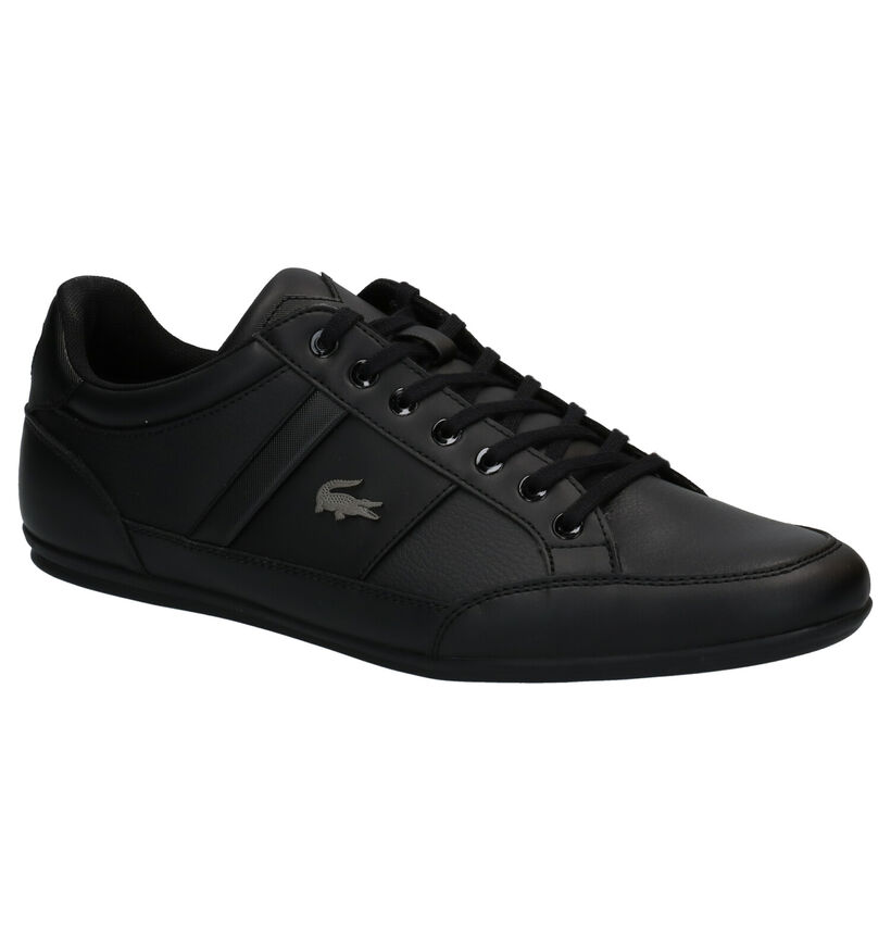 Lacoste Chaymon Chaussures à lacets en Noir en cuir (286855)