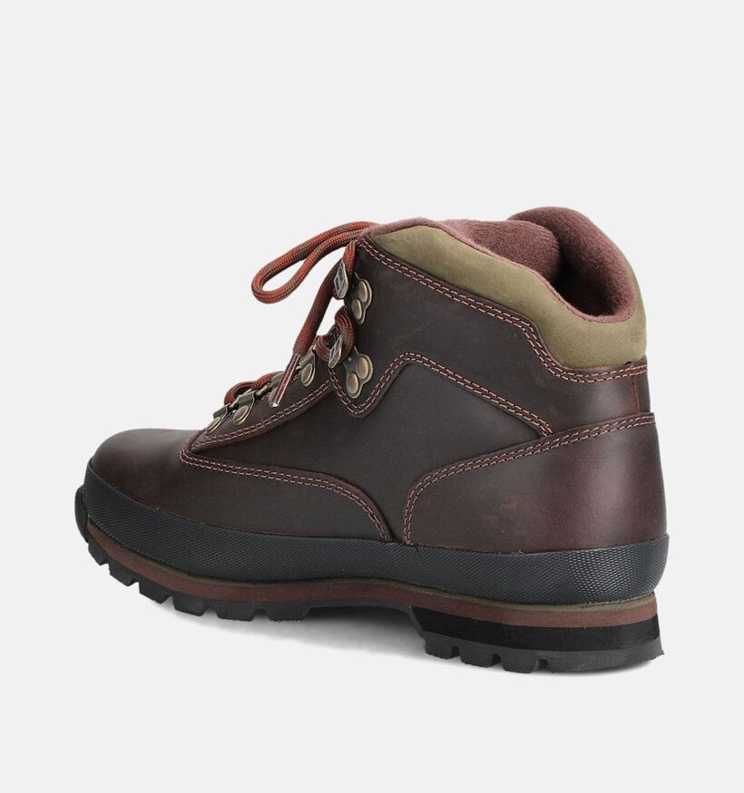 Timberland Euro Hiker Mid Boots à lacets en Marron pour femmes, hommes (360566) - pour semelles orthopédiques