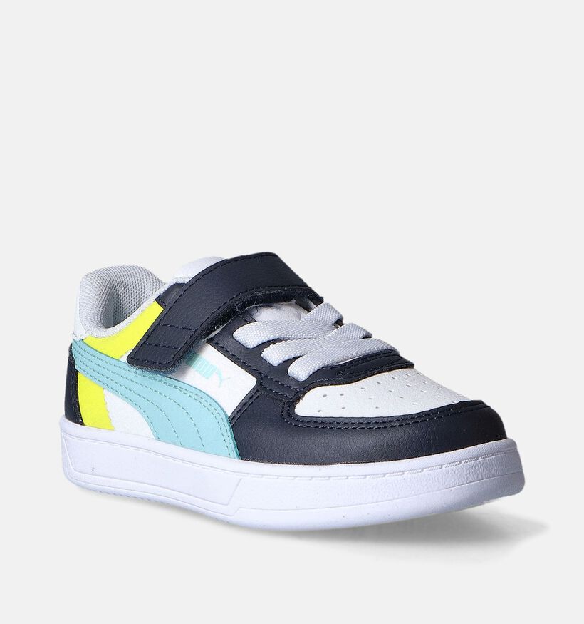 Puma Caven 2.0 Block AC Baskets en Blanc pour filles, garçons (350381) - pour semelles orthopédiques