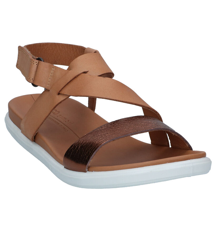 Ecco Simpil Sandales en Cognac pour femmes (287288)