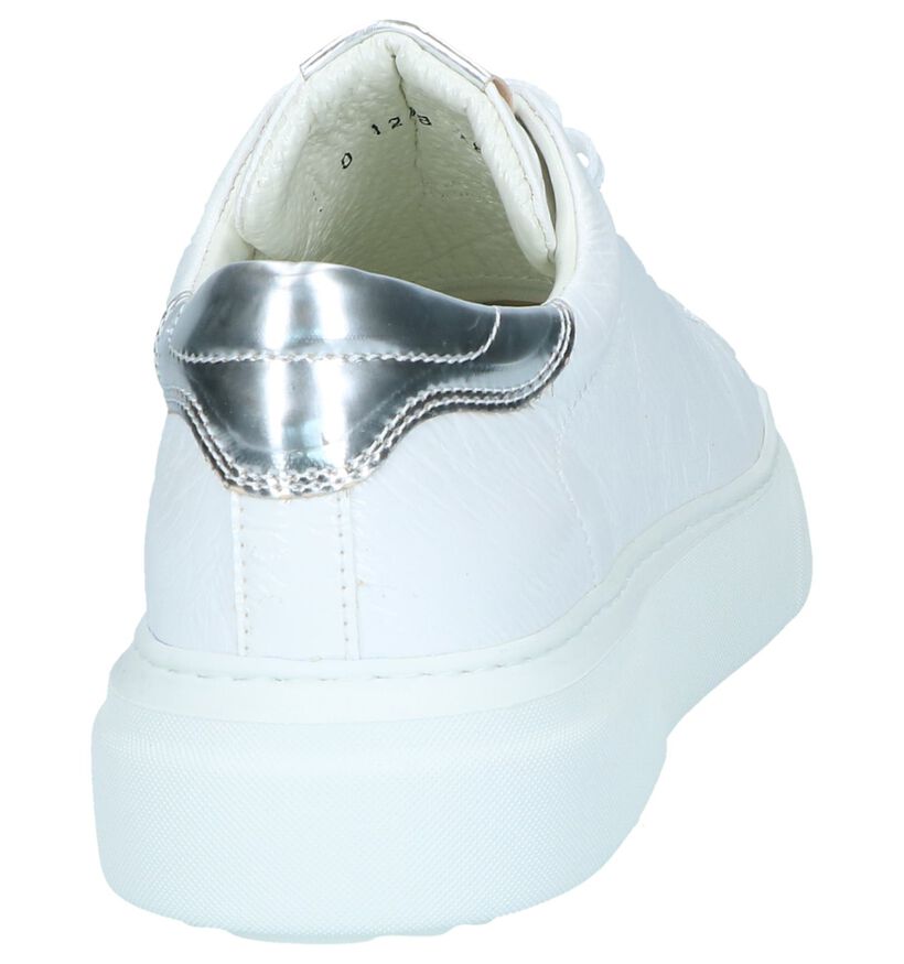 Witte Lage Sneakers Hip in lakleer (249230)