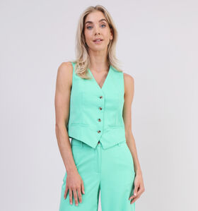 Vero Moda Rikabua Groene Sleeveless Blazer voor dames (327206)