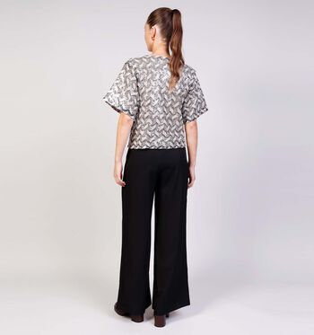 Orfeo T-shirts Zwart/Zilver