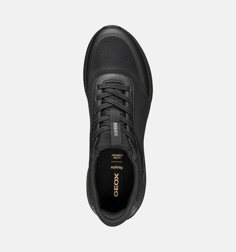 Geox Klaiver Plus Zwarte Sneakers voor heren (377704) - geschikt voor steunzolen