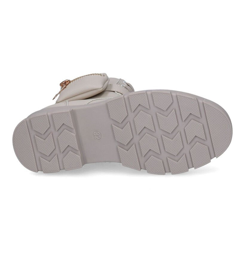 Milo & Mila Bottines robustes en Beige pour filles (313161)