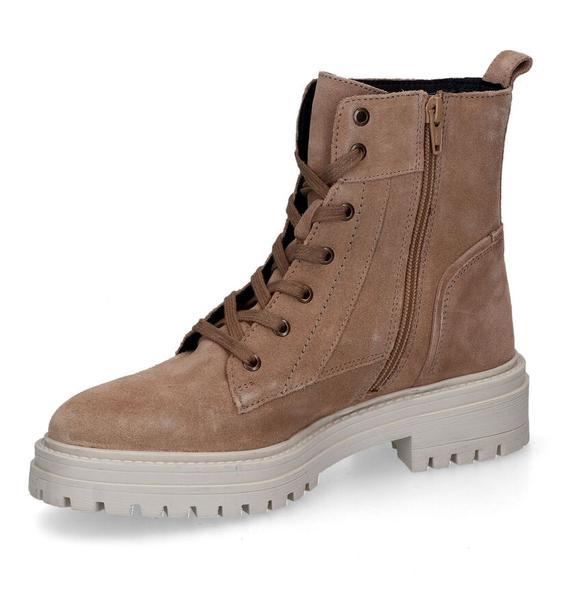 Geox Iridea Bottines en Camel en daim (316142)