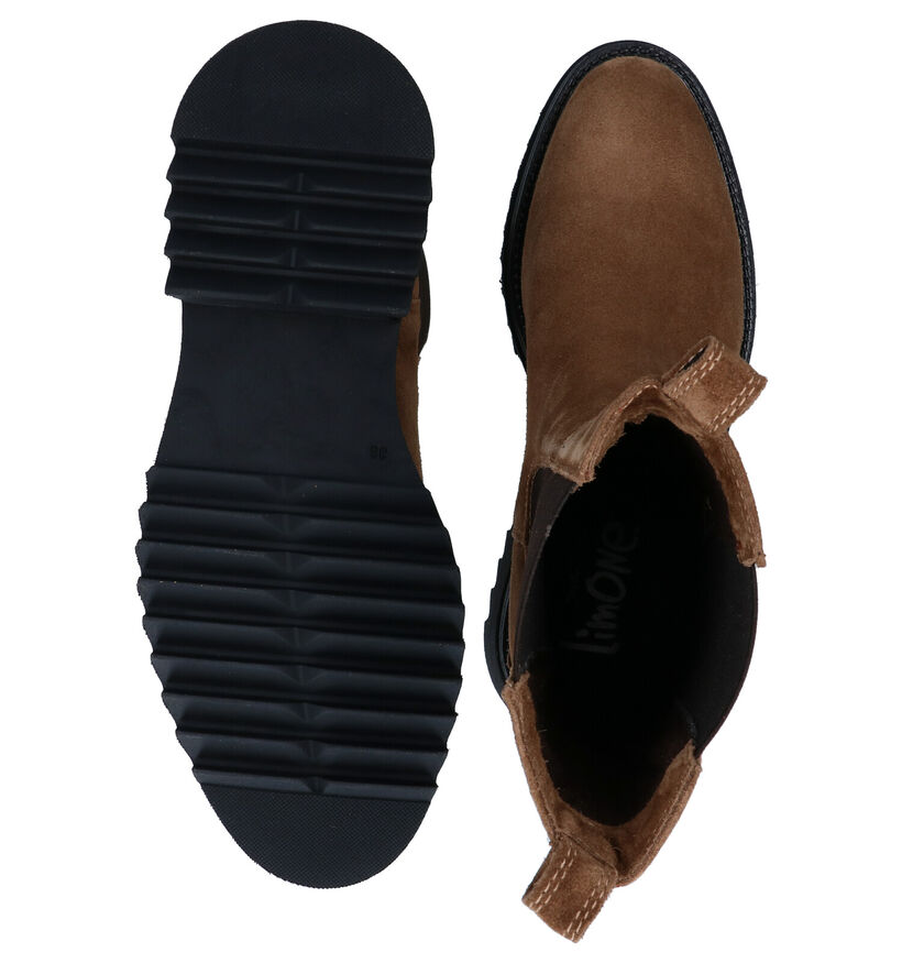 Via Limone Bottes courtes en Taupe pour femmes (290444)
