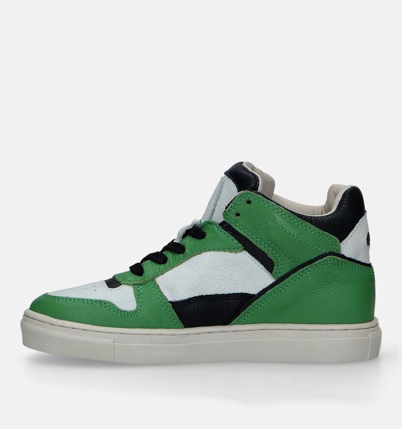 CKS Colette Groene Hoge sneakers voor jongens, meisjes (331977) - geschikt voor steunzolen