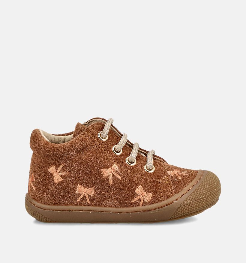 Naturino Cocoon Bruine Boots met Veters voor meisjes (380204) - geschikt voor steunzolen