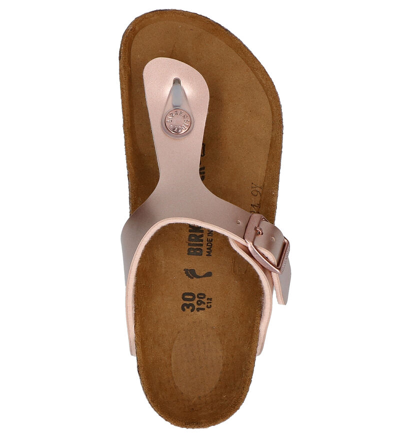 Birkenstock Gizeh Nu-pieds en Blanc pour filles (352248)