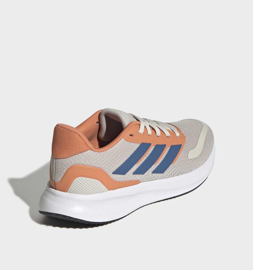 adidas Runfalcon Baskets basses en Gris pour gar&ccedil;ons (372650) - pour semelles orthop&eacute;diques