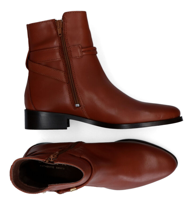 Scapa Bottines plates en Noir en cuir (317191)