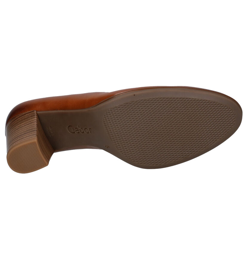 Gabor Soft Move Cognac Pumps in leer (282279)