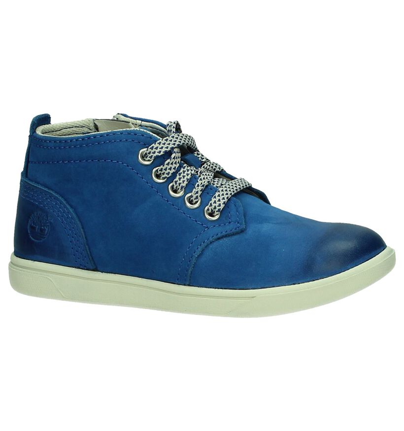 Timberland Groveton Chukka Blauwe Bottines in nubuck (172069)