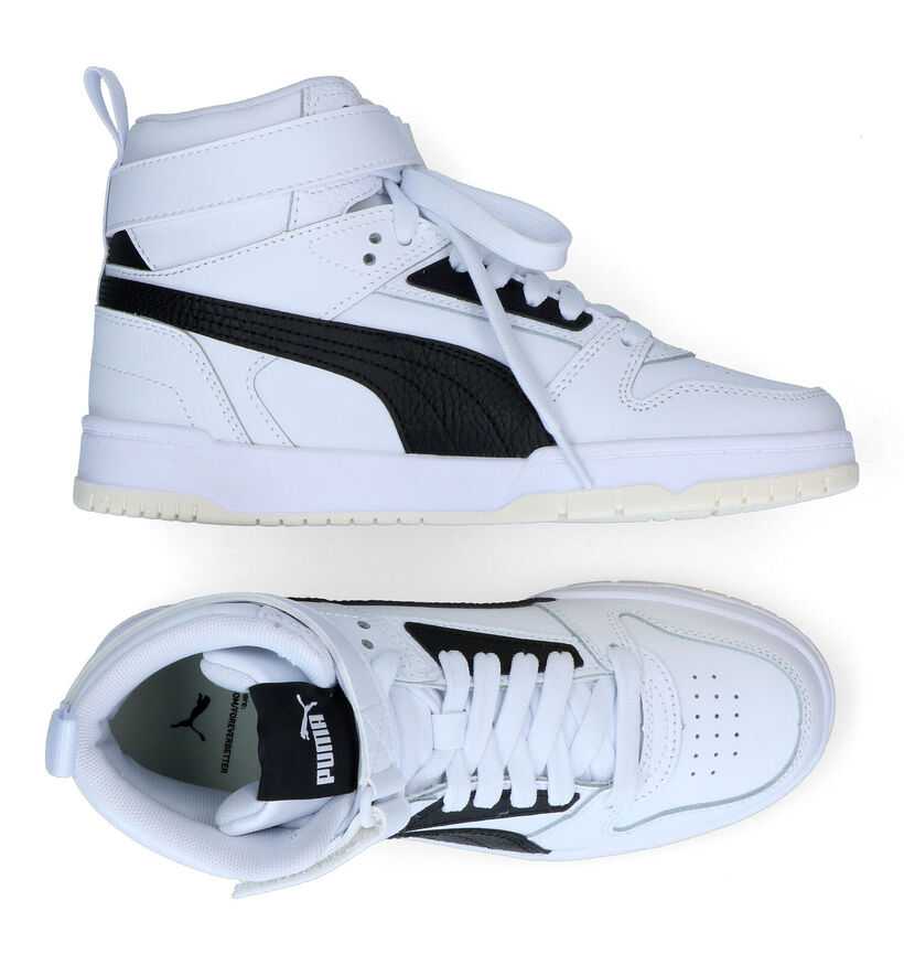 Puma RBD Game Baskets en Blanc pour filles, garçons (334467) - pour semelles orthopédiques