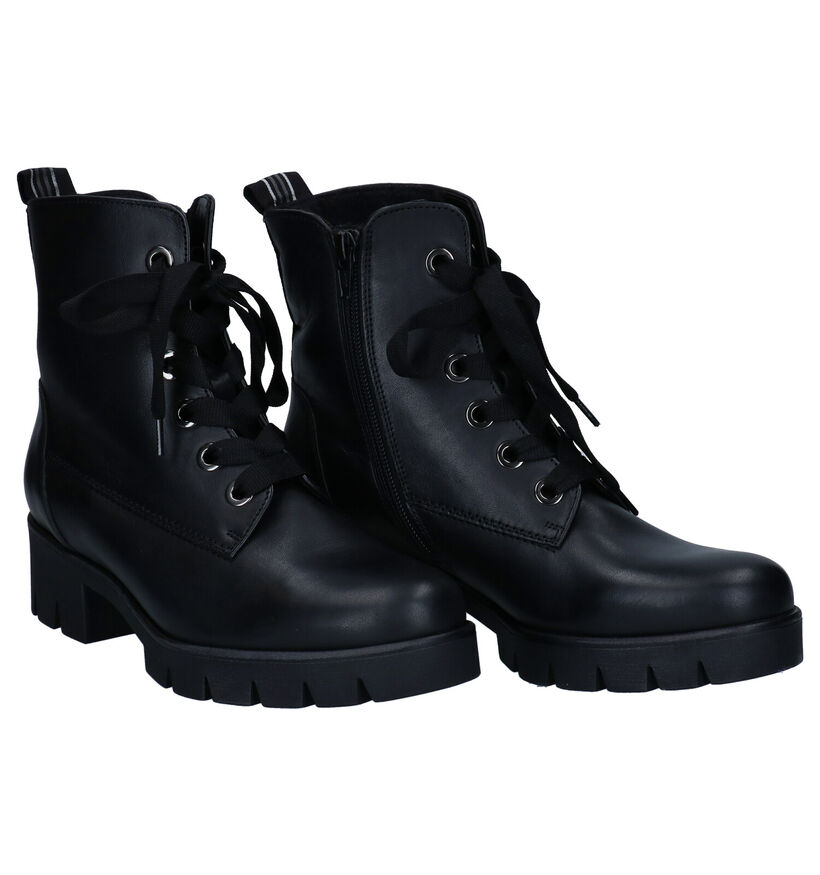 Gabor Best Fitting Bottines en Noir en cuir (294728)