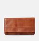 Label M Porte-monnaies zippé en Cognac pour femmes (365815)