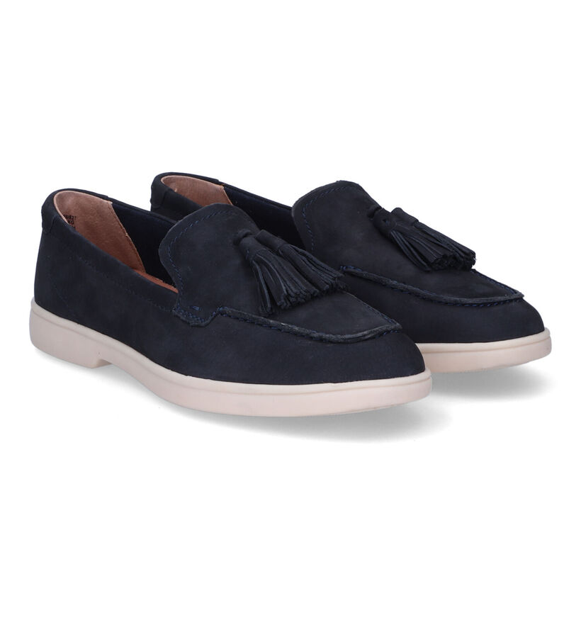 Tamaris Touch It Loafers en Bleu en daim (306368)