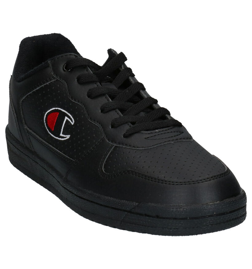 Champion Chicago Low Baskets en Noir en simili cuir (294588)