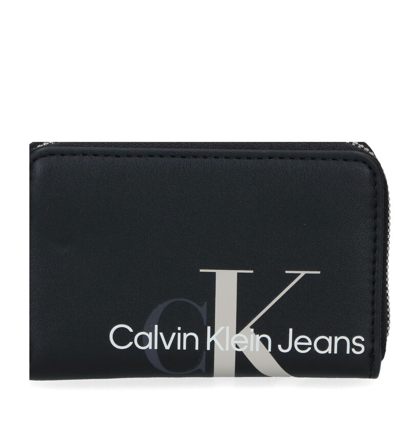 Calvin Klein Accessories Sculpted Mono Med Zip Around Beige Ritsportefeuille voor dames (300965)