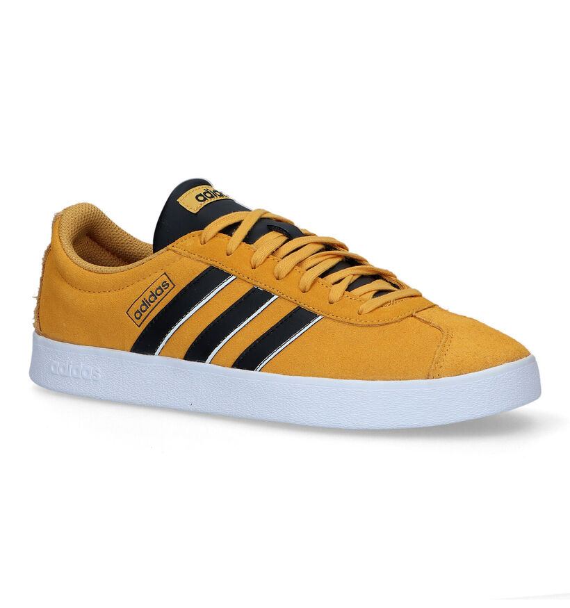 adidas VL Court 2.0 Gele Sneakers voor heren (326306) - geschikt voor steunzolen