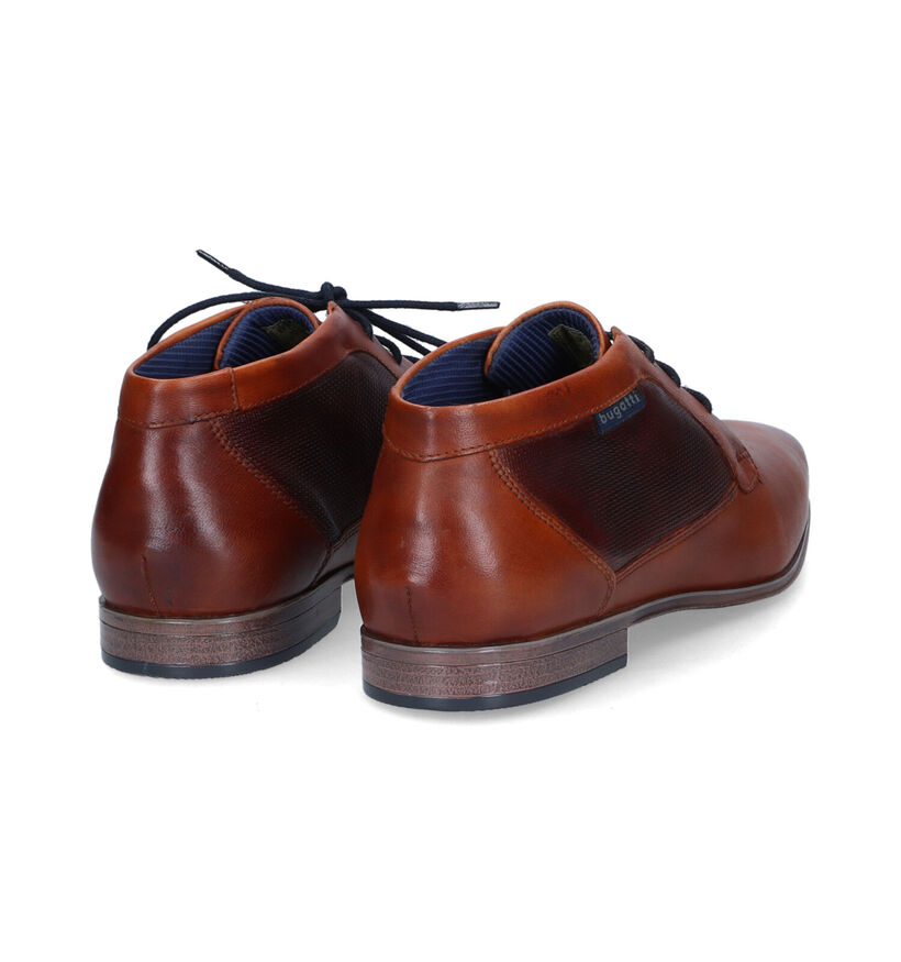 Bugatti Morino Chaussures habillées en Cognac pour hommes (315042)