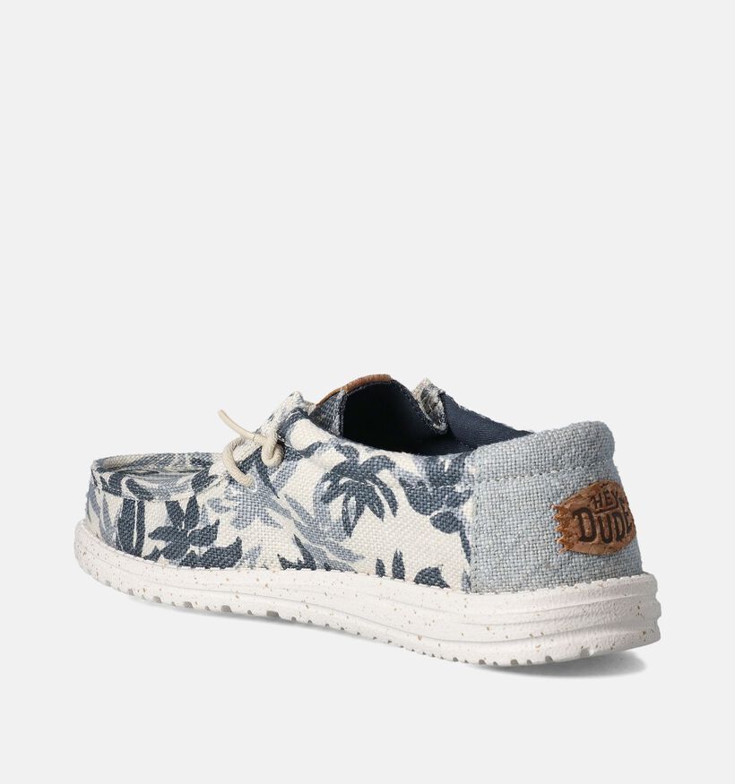 HEYDUDE Wally Palm Jute Chaussures à enfiler en Gris pour hommes (353484) - pour semelles orthopédiques