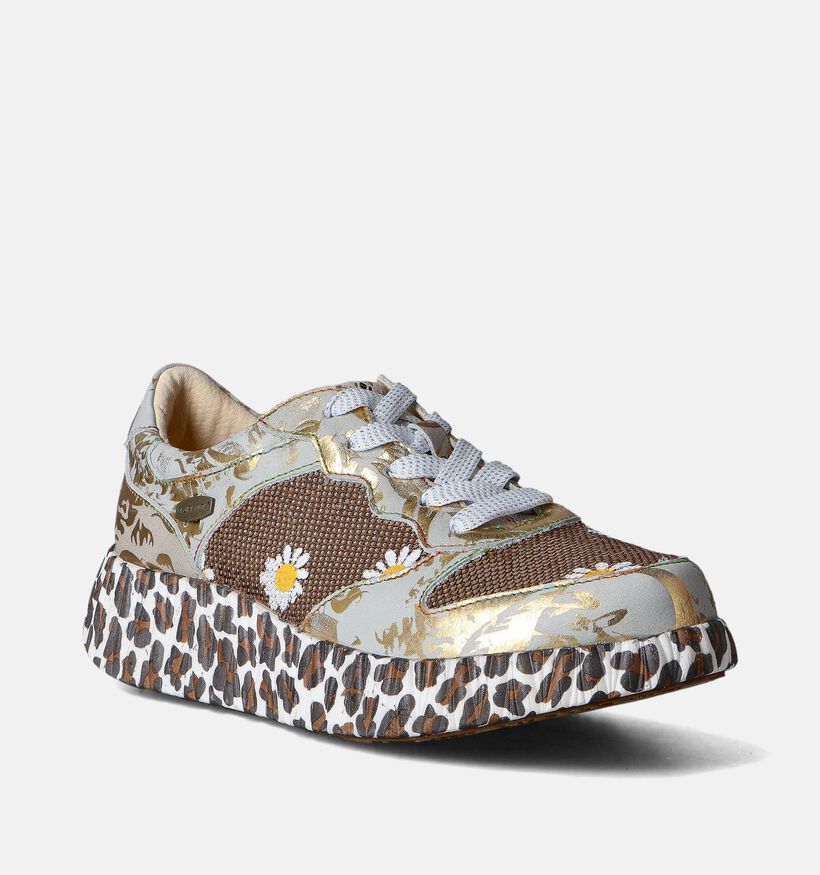 Laura Vita Nikito Chaussures à lacets en Or pour femmes (356705) - pour semelles orthopédiques
