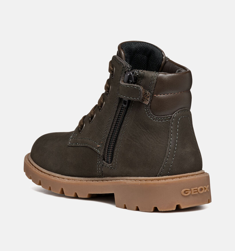 Geox Shaylax Bruine Bottines voor jongens (344554) - geschikt voor steunzolen