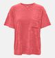 JDY T-shirts en Rose pour femmes (365265)