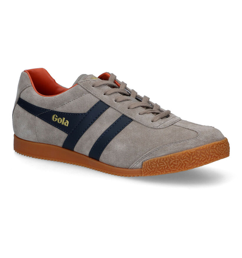 Gola Harrier Baskets en Bleu en daim (325099)