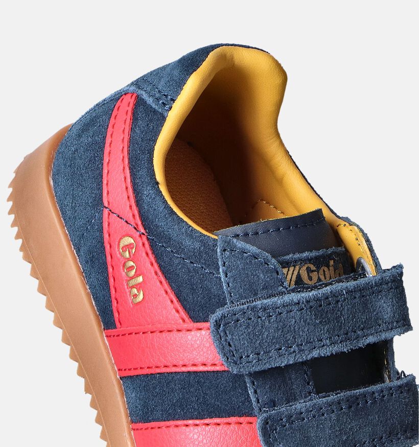 Gola Harrier Strap Blauwe Velcroschoenen voor jongens, meisjes (362406)