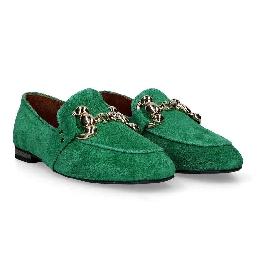 Babouche Groene Loafers voor dames (325558)