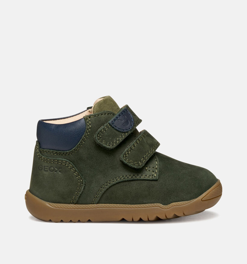Geox Macchia Bruine Velcroschoenen Geox Macchia Groene Velcroschoenen voor jongens (360350) - geschikt voor steunzolen