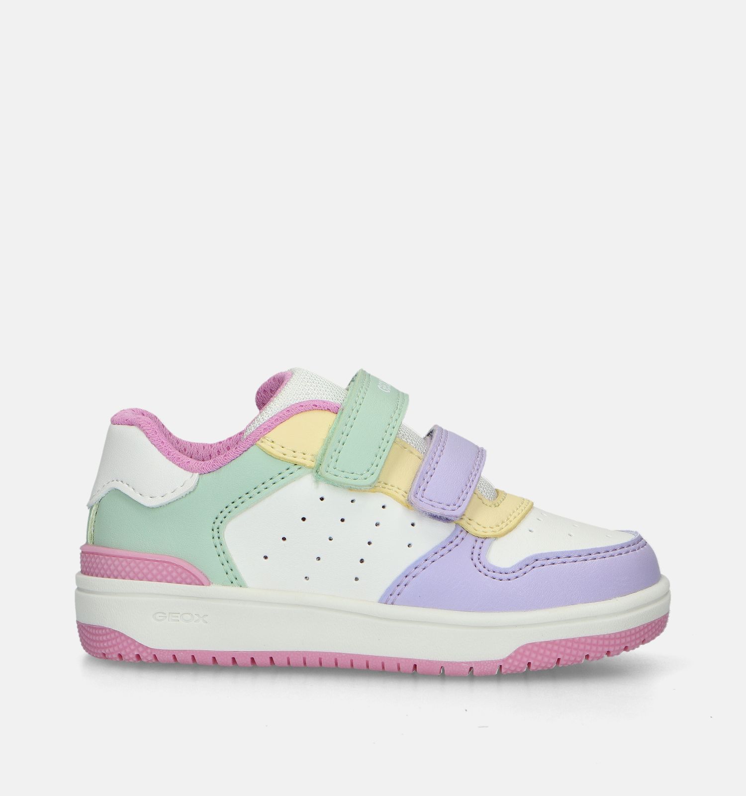 Geox Washiba Witte Sneakers Meisjes Sneakers Online op TORFS.BE