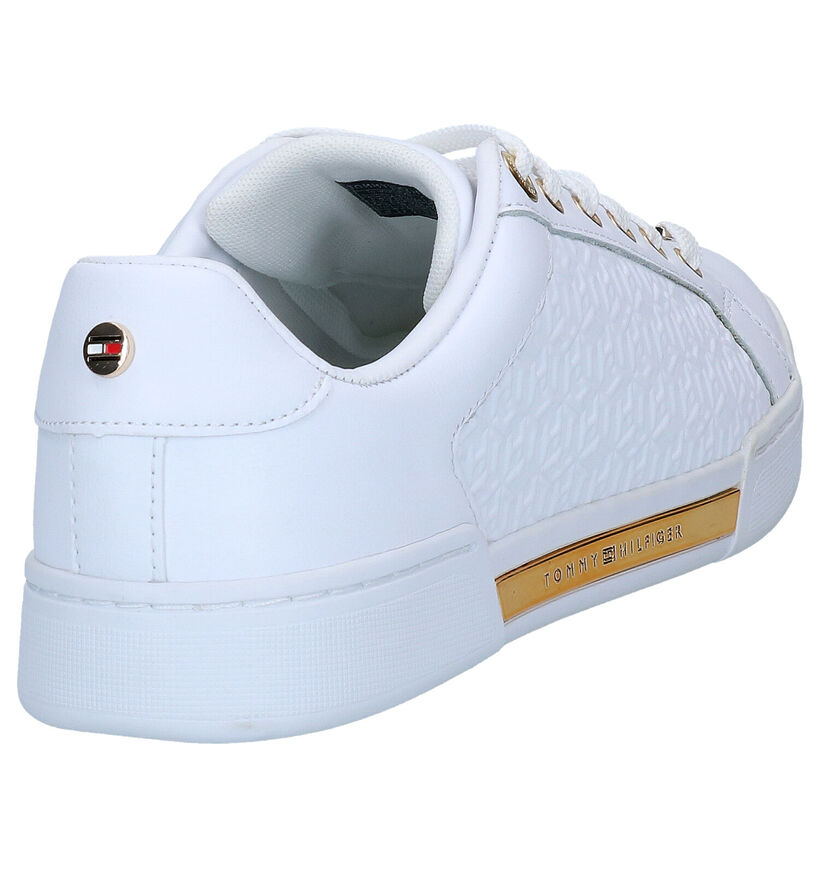 Tommy Hilfiger Monogram Elevated Witte Sneakers voor dames (303971)
