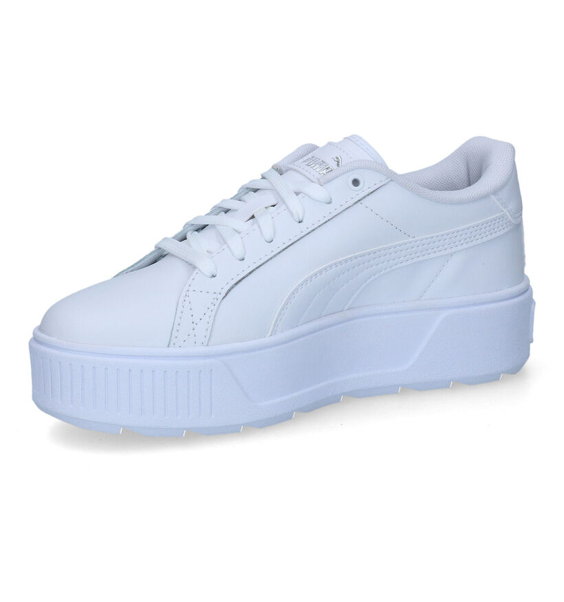 Puma Karmen Witte Sneakers in leer (311239)