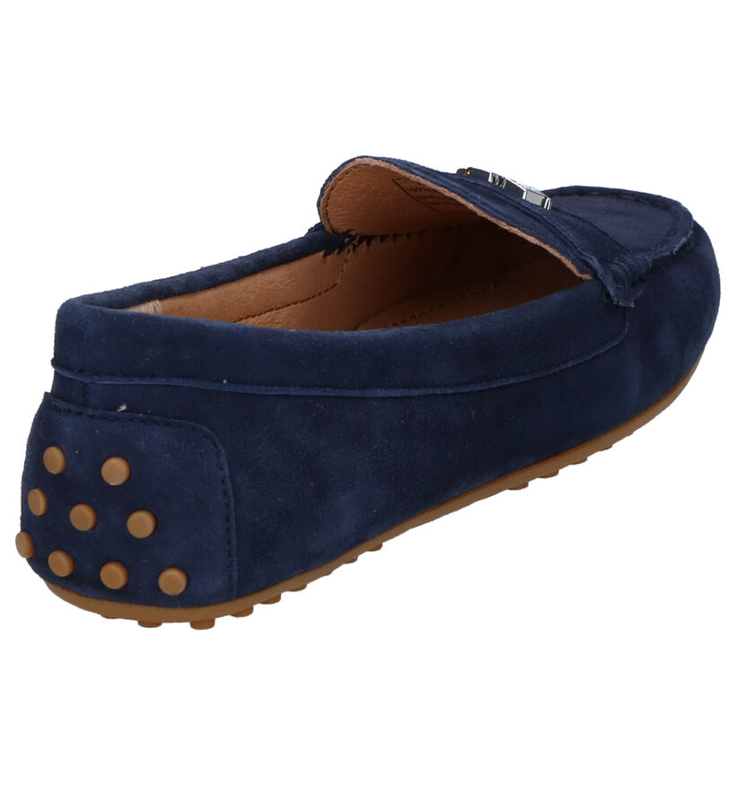 Lauren Ralph Lauren Mocassins en Bleu foncé en daim (266974)