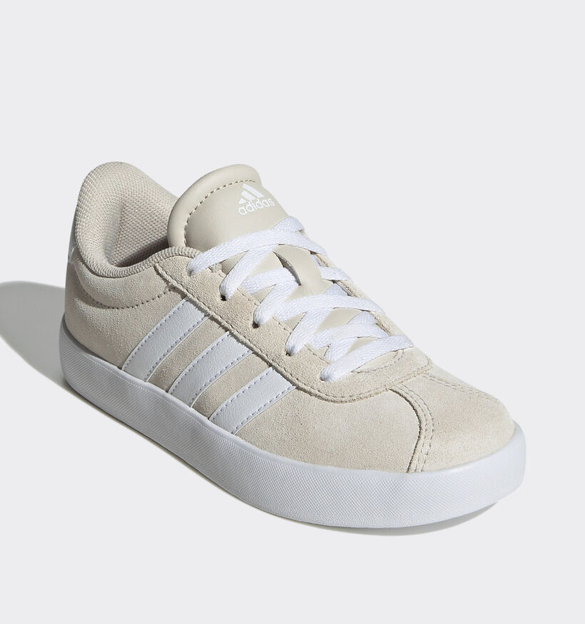 adidas VL Court 3.0 Baskets basses en Gris pour filles, garçons (357441) - pour semelles orthopédiques