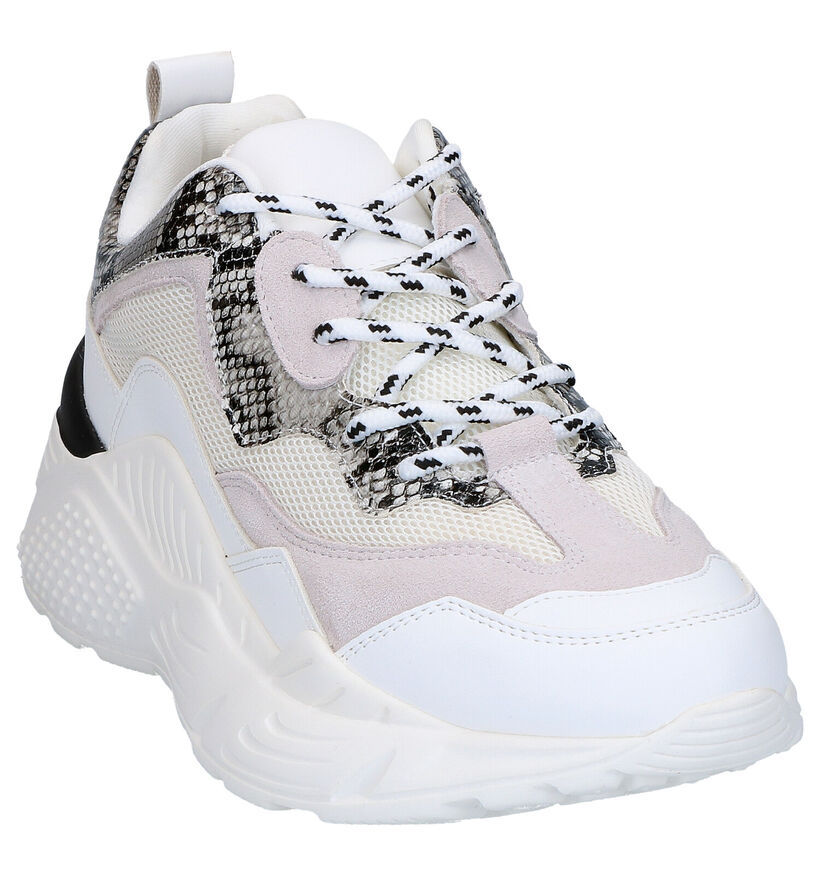 Witte Lage Sneakers Steve Madden Antonia in kunstleer (267444)