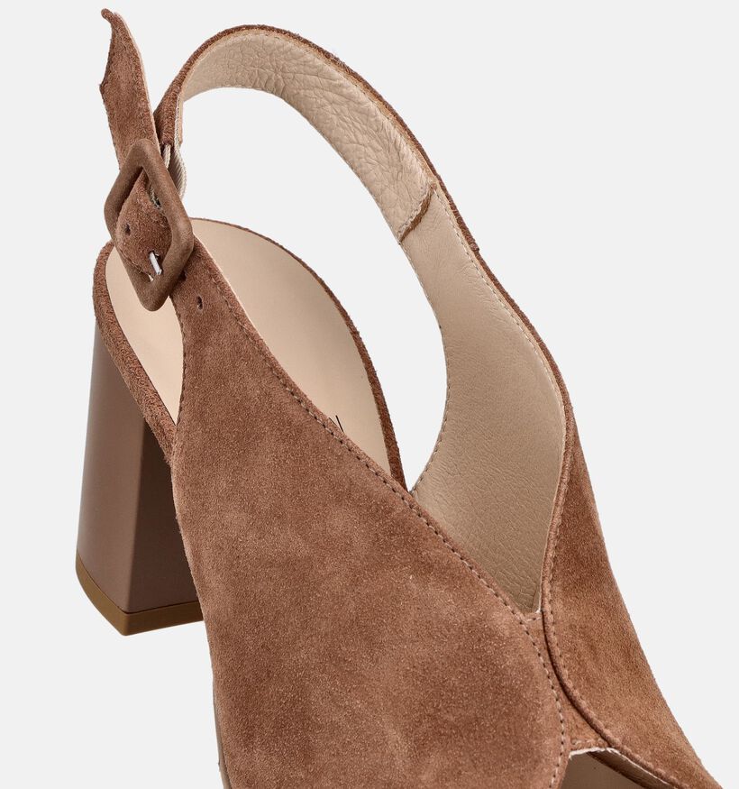 NeroGiardini Bruine Slingback Pumps voor dames (373376)