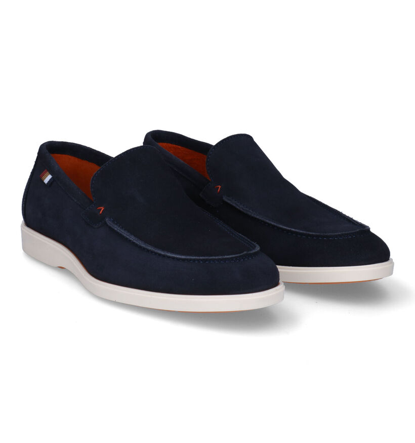 Via Borgo Blauwe Mocassins voor heren (310426)