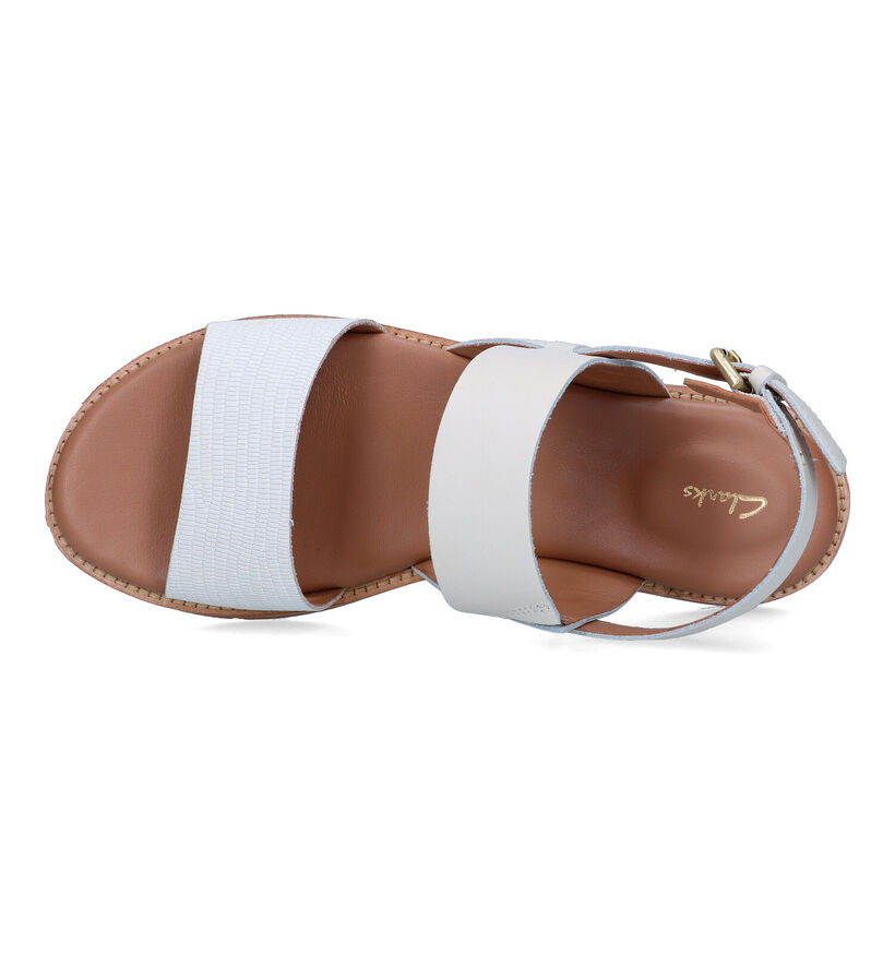 Clarks Karsea Strap Sandales en Blanc pour femmes (321772)